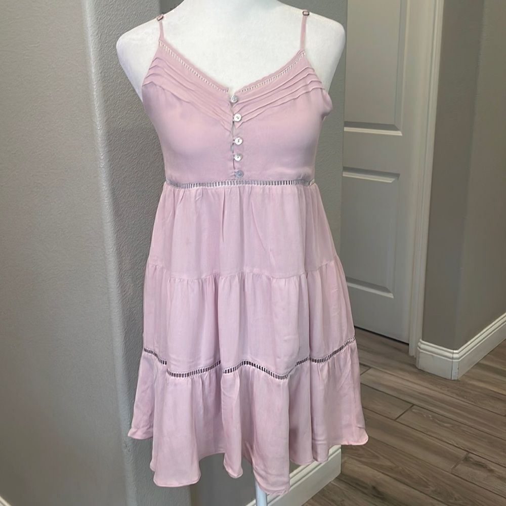 Kimchi Blue Mini Baby Doll Bohemian Style Dress